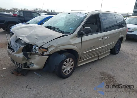 2002 Chrysler Town & Country Limited from USA, damaged, VIN 2C8GP64L62R516467